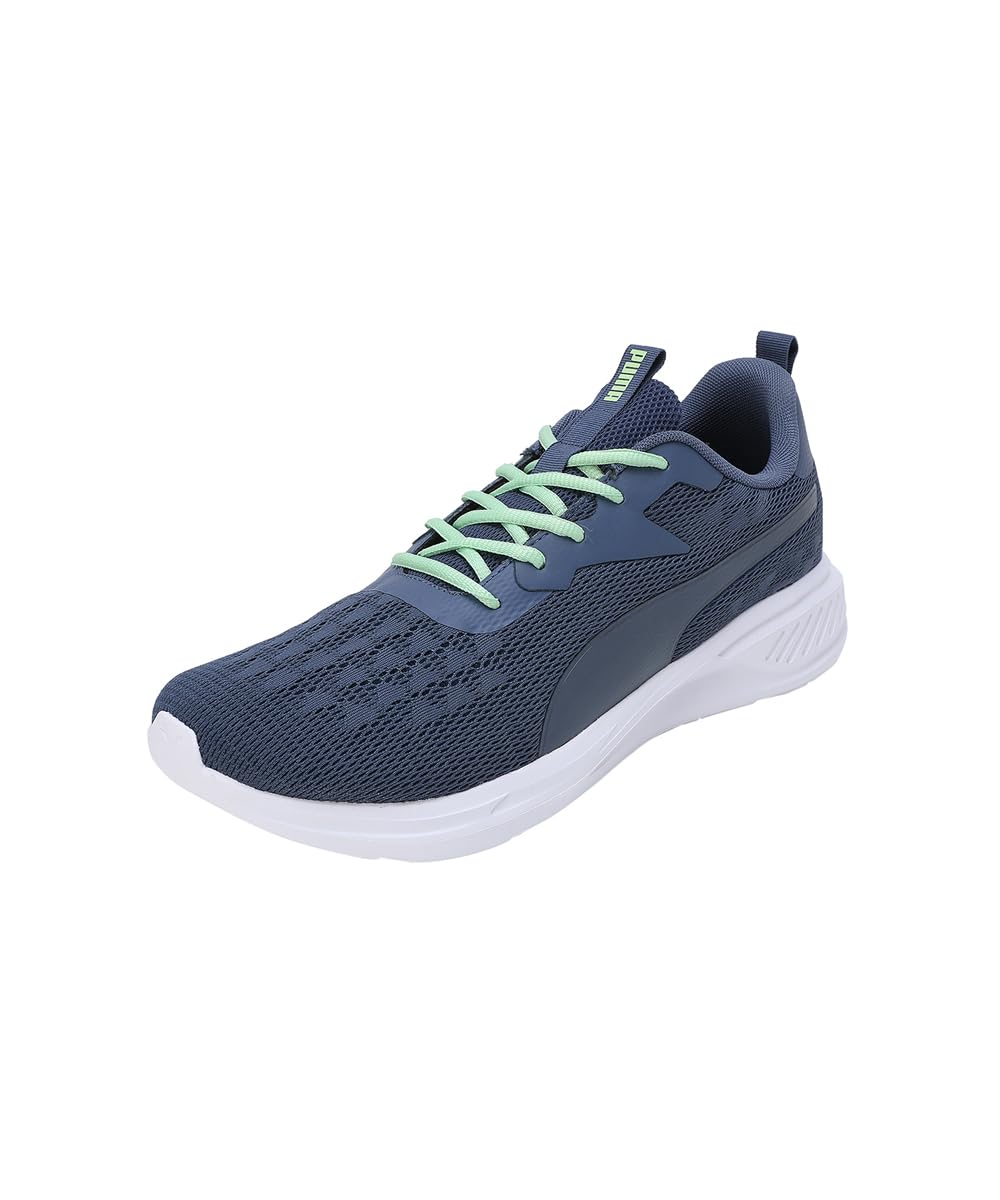 Puma Mens Widerer Inky Blue-Spring Fern-White Running Shoe - 9 UK (31075302) (B0CKYRK719) Amazon Price History, Amazon Price Tracker