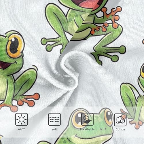 Toddler Girl Panties, Cute Frogs Cotton Underwear for Girls, 2T–8 Years3