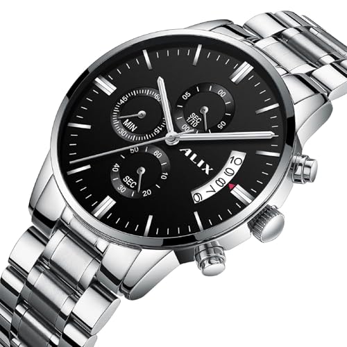 Image of ALIX Stylish Chronograph Date Display Water Resistant Analog Watch for Men