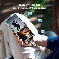 UGREEN 10Gbps USB C Adapter USB C auf USB OTG Adapter 2 Stück (Schwarz) – Ansicht 5