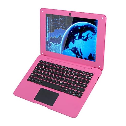 Netbook portátil de 10,1 polegadas com Windows 10 compatível com cartão TF com processador Quad Core / 2 GB + 64 GB/Wi-Fi/BT/HD Pink US Plug
