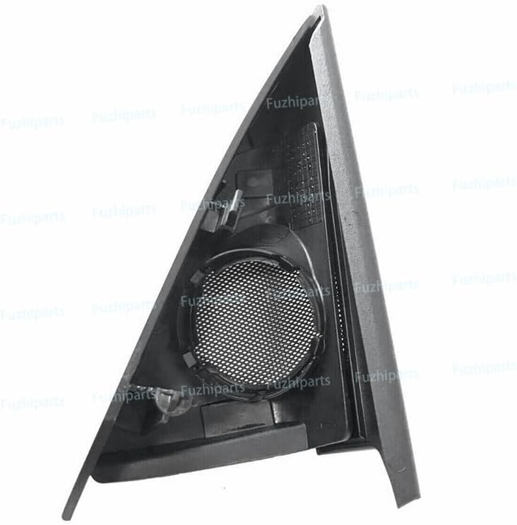 1 Pair Car Front Left and Right Door Tweeters Triangle Speakers Cover Panel Trim Frame Mount for BMW 3 Series E92 E93 2006 07 08 09 10 11 12 13