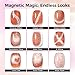 GELLAKTIK 5-in-1 Cat Eye Gel Polish 15ml No Base/Top Coat Needed All-in-One Formula, Beginner-Friendly Magnetic Nail Polish with Magnet Stick, Fast Curing for Home DIY Manicure (Caramel Brown)