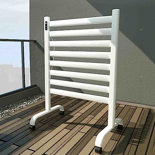 Toallero eléctrico de aluminio con rodillo extraíble y termostato 2