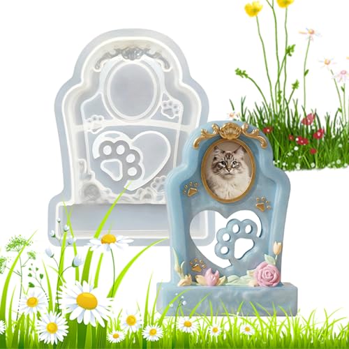 Molde de silicona para urna de mascotas   Molde Hueco para Crear Urnas Memoriales Decorativas   de Resina Epoxi,para Estante de Chimenea Balda Vitrina Mesa Mesilla Cómoda Entrada Repisa de Venta