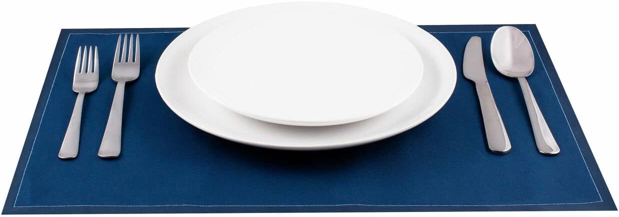 Five Star Napkins 100% Cotton Placemat, Large Placemats for Dining Table, Place Mat, Placemats Set, Table Mats, Modern Placemats, Placemats Bulk 12.6" x 18.9", 25x, Sand