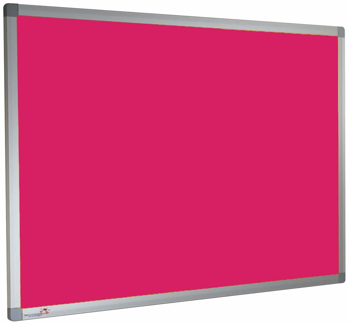 Charles Twite Noticeboard Class 1 Aluminium Framed 900mm x 600mm, Splendid Pink — image 1