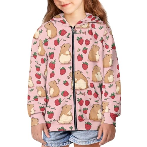 DISNIMO Cute Hoodies for Girls Zip Up Sweatshirt Full Zipper Jackets Hoodie Fall Clothes Outfits Hooded with Pocket