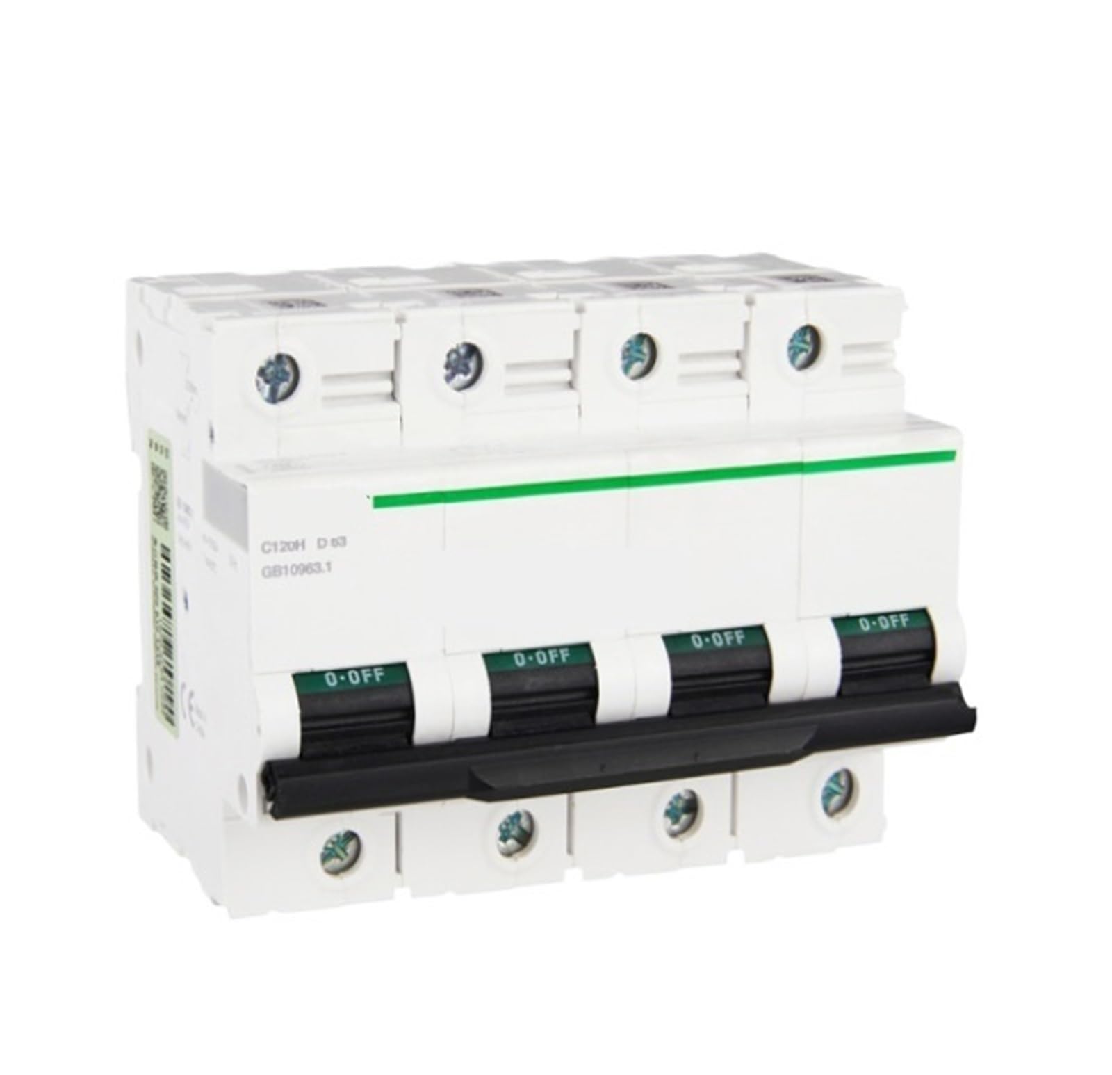 CJKXPZMH C120 miniature circuit breaker C120H 4P D 63A A9N19807 4P | 63A | D | 10KA