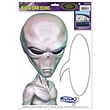 Alien Backseat Driver Car Cling (word balloon included) Party Accessory  (1 count) (1/Sh)