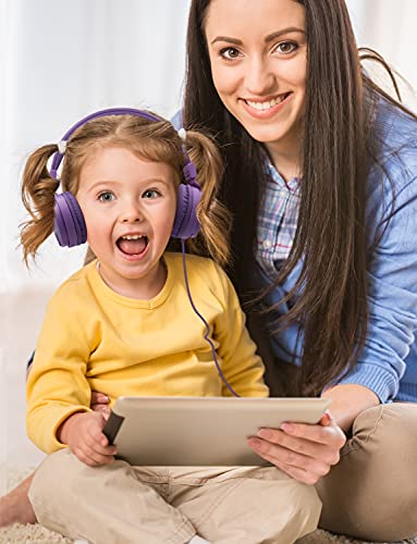 ONTA® Kopfhörer Kinder Faltbarer Leichte Headsets für Kinder On Ear Audio Kopfhörer für Kinder Handys Smartphones iPhone… - Image 5