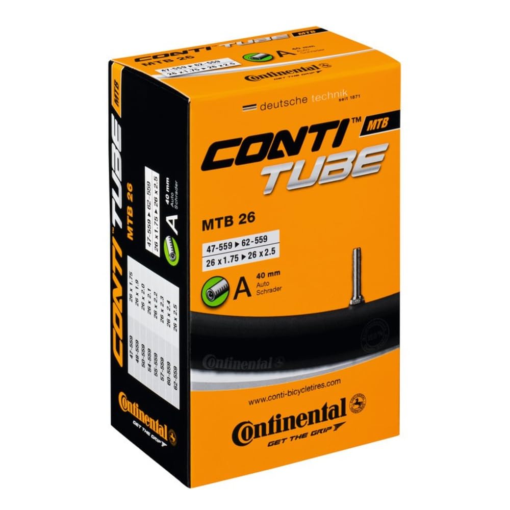 Continental MTB 26 x 1.75-2.5 inch Presta 60 mm Long Valve Inner Tube