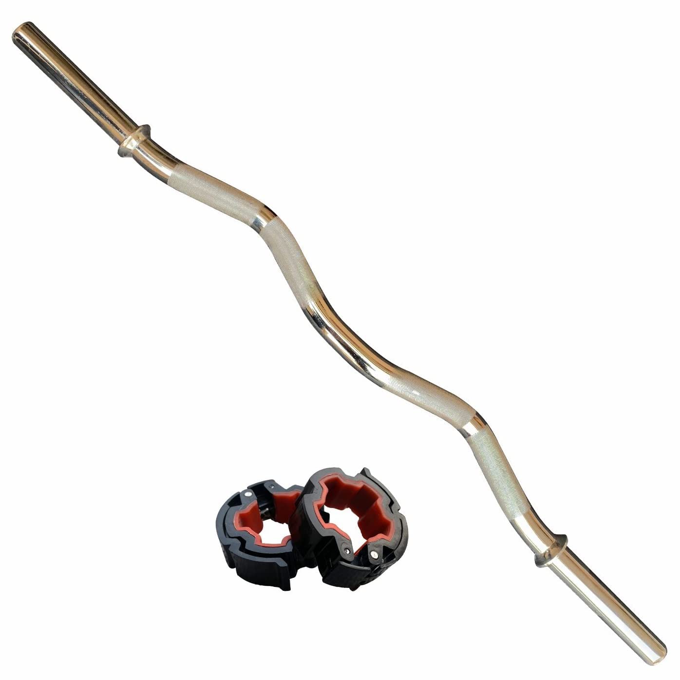 MUNDET WALA Solid Chrome Rod - | Quality Workouts for Bicep and Arm | Durable and Stylish Fitness Equipment | Gym Bar, Rod for gym, Barbell Rods (3 FEET CURL BAR (28MM) - SILVER) (B0CR7VQYWP) Amazon Price History, Amazon Price Tracker