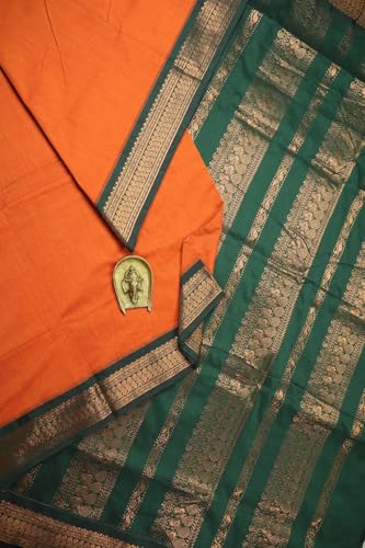 Image of South Cotton Gadwal Saree for Women | Celebrity Inspired Traditional Ethnic Wear | Chettinad & Kalyani Cotton Sarees | Soft Cotton Saree with Blouse Piece