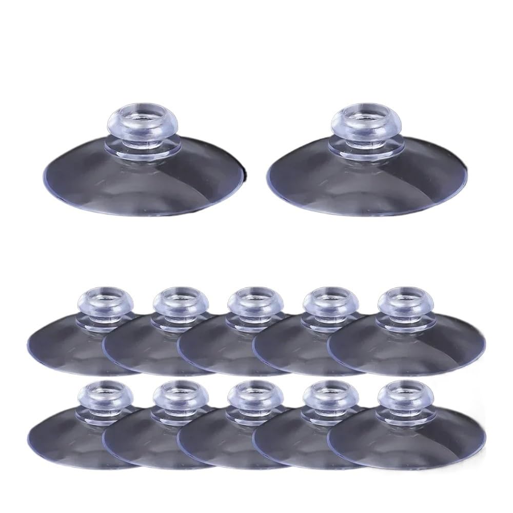 Gentryroo 4Cm Clear Silicone Suction Cup Punch Free Transparent Wall Hanging Base