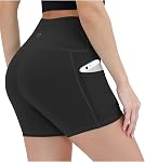 ALONG FIT 5" 11" Short de motard haute taille pour les femmes avec des poches entraînement Gym Yoga Compression Courte Squat Proof Leggings