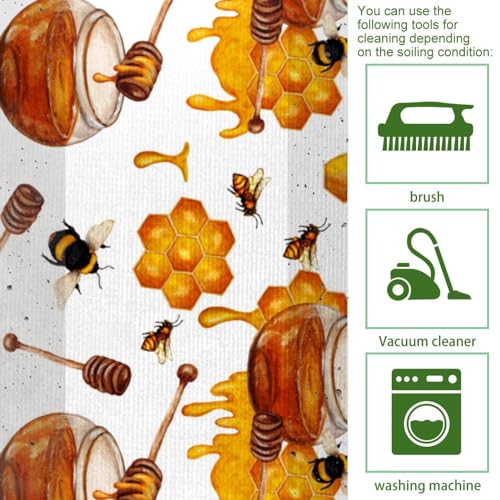 Tapete de cocina antideslizante para evitar resbalones, juego de 2 alfombras absorbentes 5