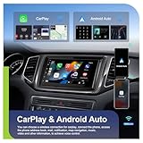 SIXWIN 4G+64G Android 13 Car Stereo for VW Volkswagen Seat Golf Passat Jetta Beetle Tiguan Touran EOS 7 Inch Touch Screen with CarPlay Android Auto UI GPS WiFi FM SWC Shot Cut Backup Camera - Image 2