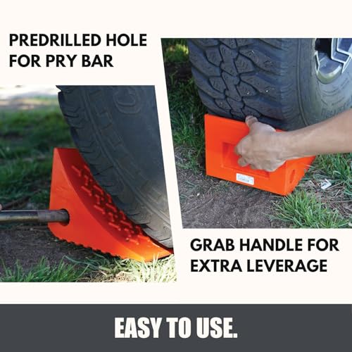 SecurityMan Solid Polyurethane Wheel Chocks