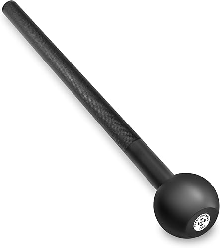 Miniatura 10 de POWER GUIDANCE Steel Mace Macebell - Entrenamiento de hierro fundido para entrenamiento de cuerpo completo, hombro, fuerza central, músculos,