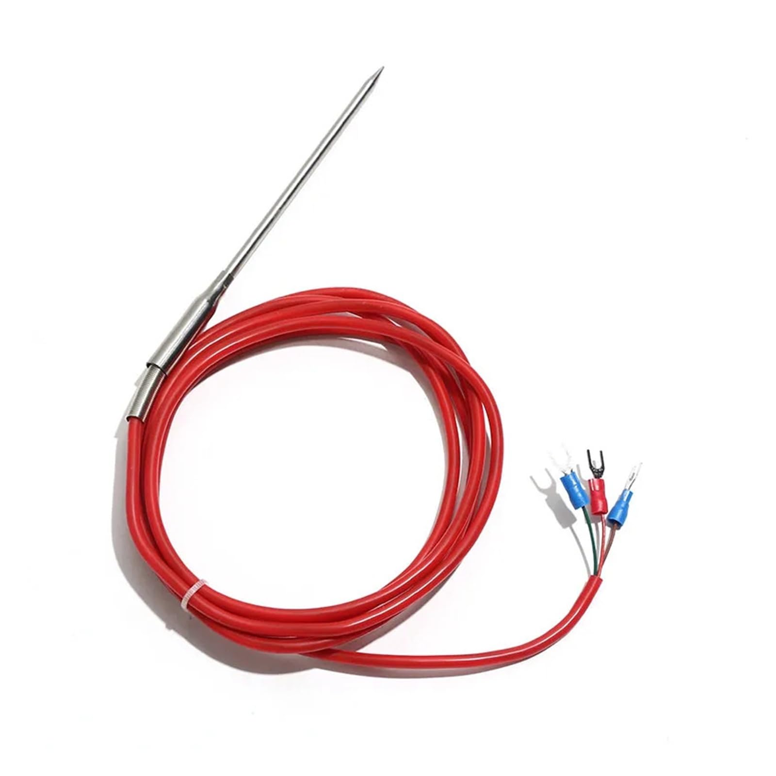PT100/PT1000 Nadeltemperatursensor, lebensmitteltauglicher Fühler, 1/2/3M Kabel zur Steckerkennung (1 Stück)