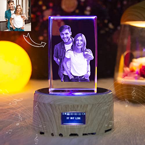 Custom Photo Frame Bluetooth Speaker Night Light