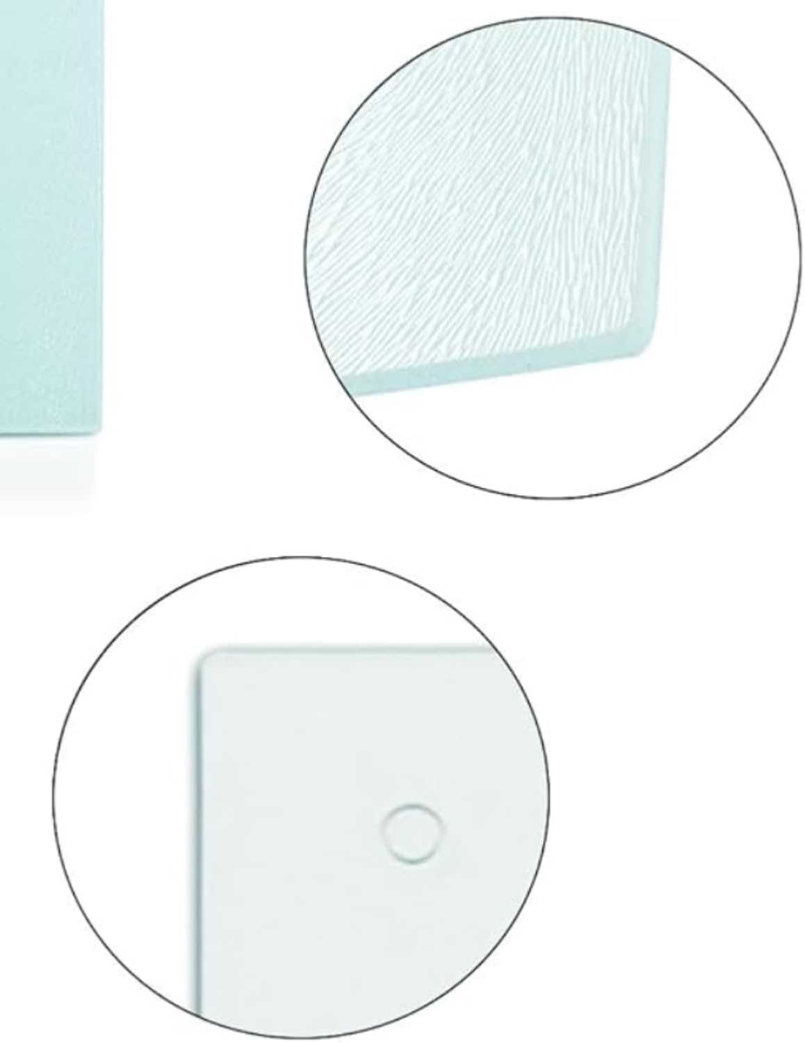 Colorful Mushroom Pattern Tempered Glass Cutting Board, 11 x 7.8 inches, 0.16 inch Thick (CUT120)