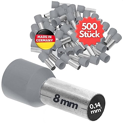 Embouts de câble isolés 0,14 mm² Kalitec fabrication allemande de qualité industrielle x500