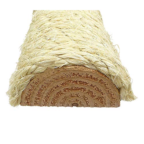 Rascador para gato en madera sólido 6 pies beige miniatura 2
