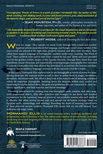 Hieroglyphic Words of Power: Symbols for Magic, Divination, and Dreamwork