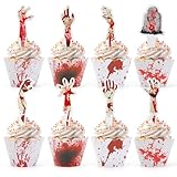 🧁【Décorations DIY】Ce coffret de décoration de gâteaux présente des motifs colorés et créatifs. Il peut être utilisé non seulement comme décoration de gâteau, mais aussi comme décoration de cupcakes d'Halloween, de coupes de fruits et de cupcakes pour sublimer vos gourmandises. C'est le choix idéal pour les décorations de fête d'Halloween.