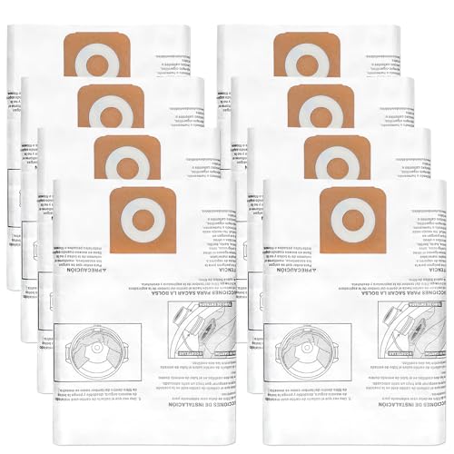 8 Pack CMXZVBE38749 Vacuum Dust Bags for CRAFTSMAN 16-20 Gallon Shop Vac Bags