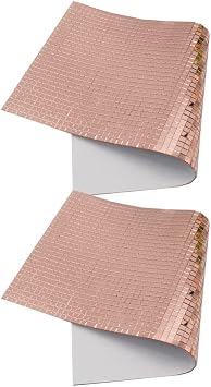 COHEALI 2 Rolls Self-Adhesive Mirror Mosaic Tiles Stickers 39.37In Peel and Stick Tile Decals for DIY Craft Decoration Wall Kitchen Bathroom