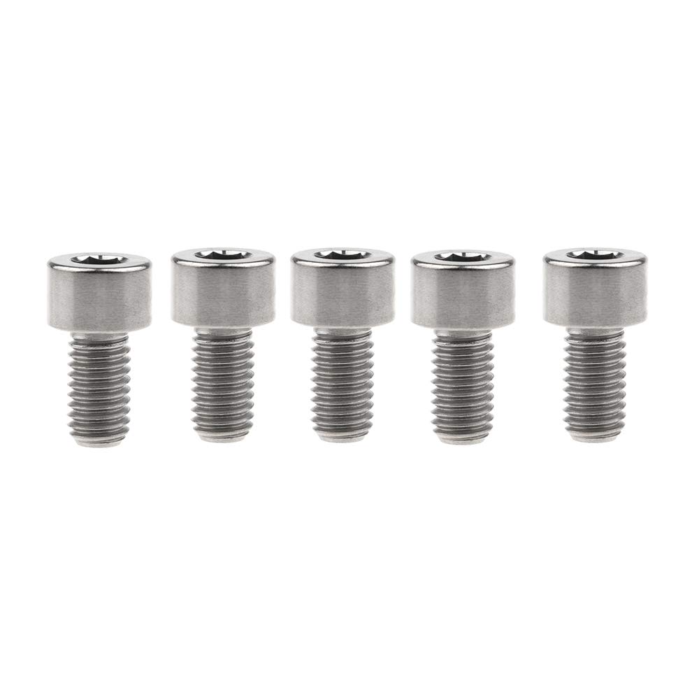 DWAMMEBRS Bolt DIN912 M8x15 20 25 30 35 40 45 50 60 70mm Cap Head Hex Socket Screw Pitch 1.25mm Pack of 5(Titanium,M8x15mm)