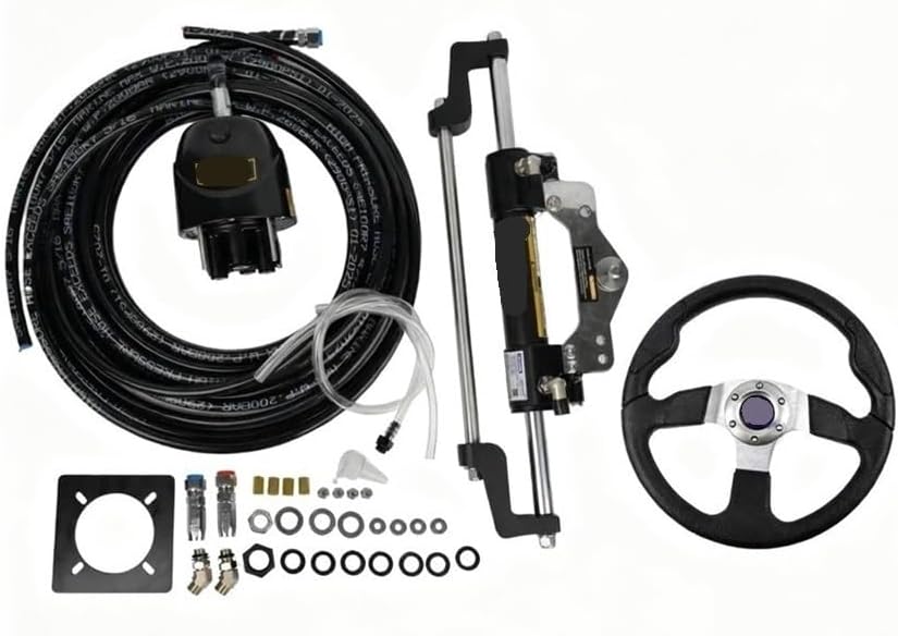 Hydraulic Steering Cylinder Kit Fit For 350H P Outboard Steering Boat Accessories