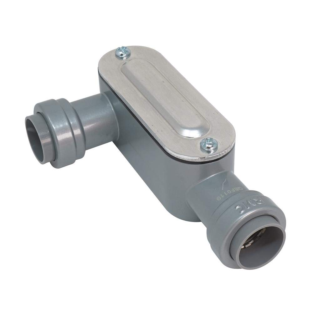 Cuerpo de conducto RMC LR Southwire de 1/2" con fijación por empuje de alta resistencia