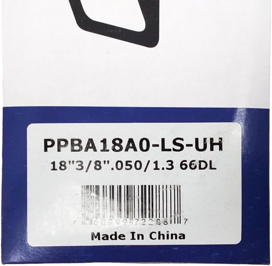 proven part E-00119 18 in. Guide Bar Compatible with 3/8" .050" 64DL LS UH K095