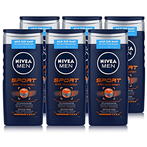 Nivea Men Sport Pflegedusche, 6er Pack (6 x 250 ml)