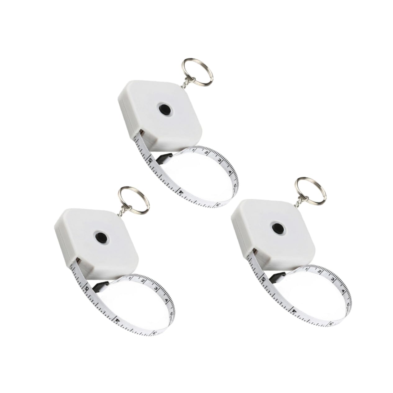 KOCKSHION Mini Measuring Tape Set Square-Shaped Tape Measure for Tailor Seamstress Quilter Home Sewing Durable Lightweight