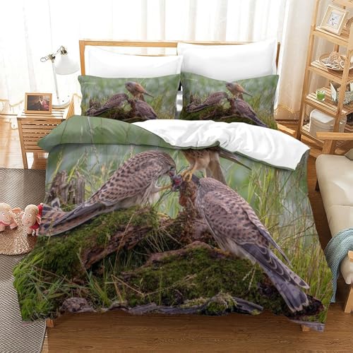 Housse de couette oiseau en microfibre super douce avec fermeture éclair - 3