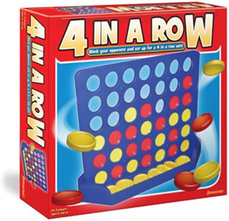 Pressman 4 In A Row - The Head to Head Game of Strategy , 5", Multicolor