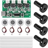 RANVIRKAR® USB Type-C 4 Head Humidifier Kit | DIY Ultrasonic Mist Maker Module with Circuit Board | Aroma Diffuser Fogger | Air Purifier Parts for Home, Car, Hydroponics, DIY Projects