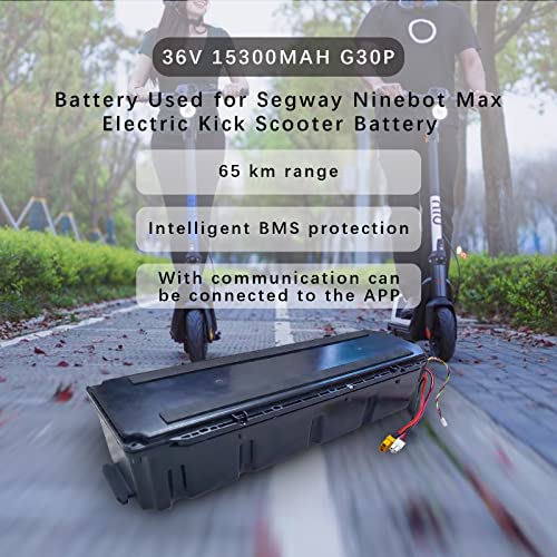 DQGG 36V Electric Scooter Rechargeable Battery for Segway Ninebot Max G30P/G30LP/G30D Electric Kick Scooter Battery'sReplacement?36 Volts, 15.3AH?