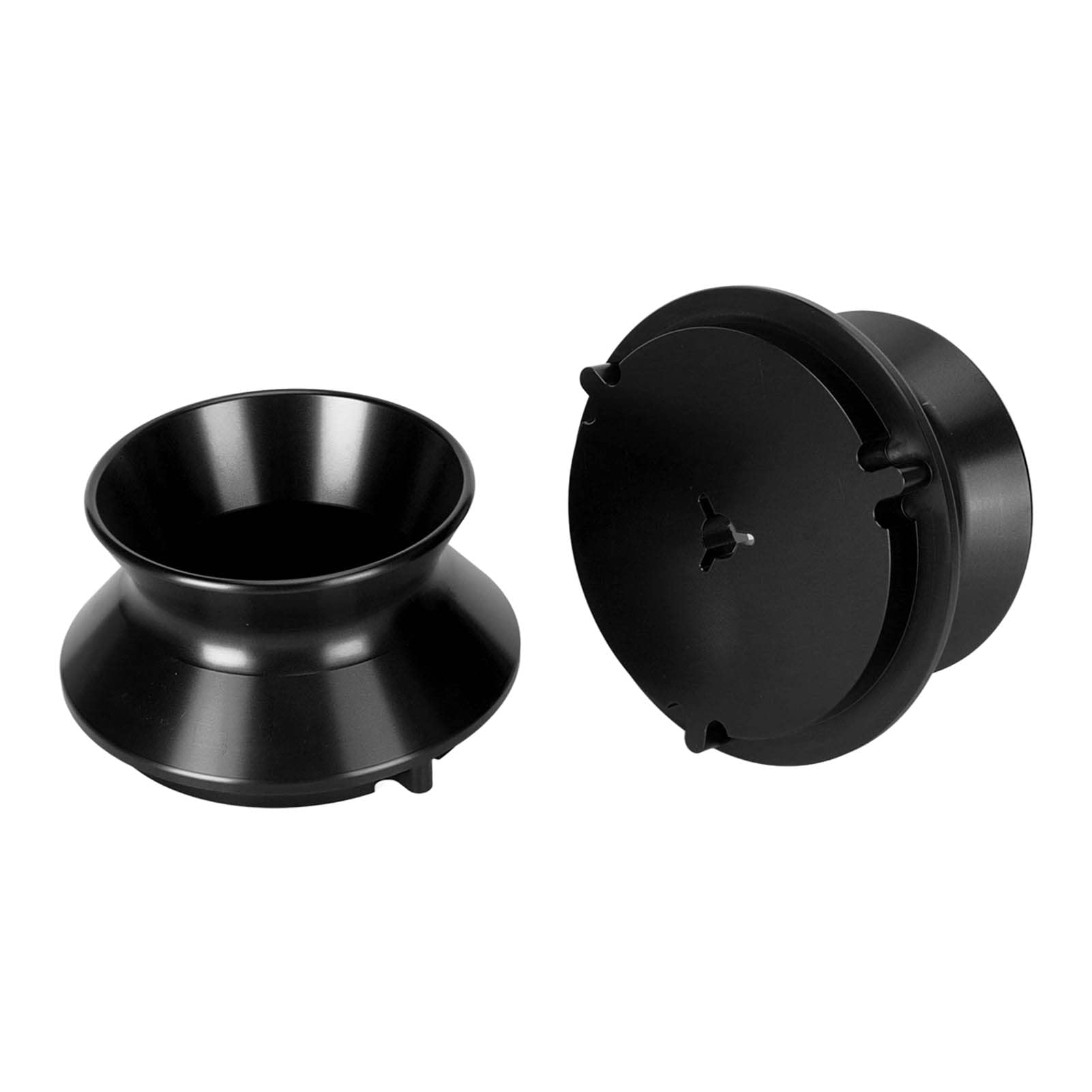 KUIDAMOS Abridor de 10 Pulgadas, Dispositivo de Carga Universal de Aleación de Aluminio Pulido para Grabadoras de Carrete a Carrete para Studer Akai, Paquete de 2 (Negra)
