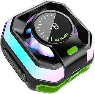 EDNITA Phone Cooler Instant Frost Mobile Cooler with AI Cooling Mode, Real-Time Temperature Display, 1 Button Control, RGB... Price In India