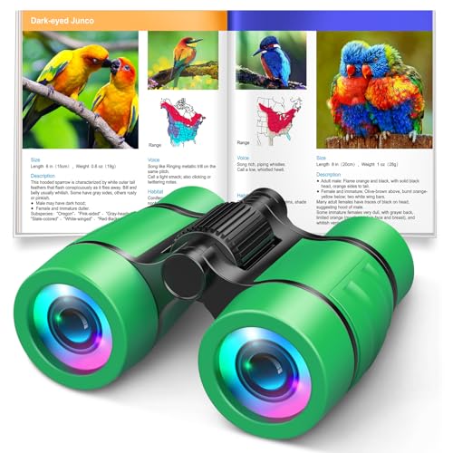 Image of LET'S GO! Boy Toys Age 3-7 Kids Binoculars for Bird Watching|Hiking|Camping Toy for 3 4 5 6 7 Year Old Boy Girl Christmas Birthday Gifts Outdoor Travel Toys for Kid Boys Ages 3-6 Stocking Stuffers