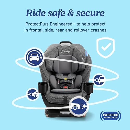 Graco Extend2Fit 3-in-1 Convertible Car Seat, 3 Modes – Rear Facing, Forward Facing Baby Car Seat and Highback Booster Seat, Adjustable Extension Panel for Extra Legroom, Cullen — view 6