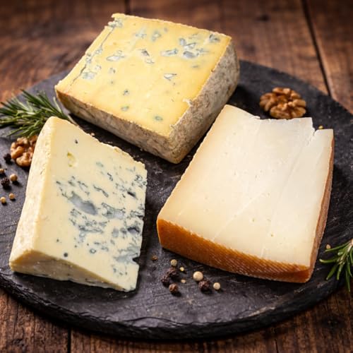 【Nature Kisok】チーズセット フランス産 チーズアソート 3種 (ラクレット、フルム ダンベール、トム ド ラカイユ） 切りたて France Cheese Set Handcrafted Artisan Freshly Cut Cheese Assorted (RACLETTE, FOURME D'AMBERT, TOME DE LAQUEUILLE)の商品画像（Amazon）