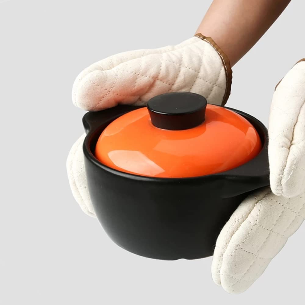 YXSH 1 Par De Guantes Especiales Antiescaldado para Horno, Guantes De Cocina A Prueba De Calor para Hornear Bandeja Soporte para Platos Aislamiento para Hornear Clip De Mano