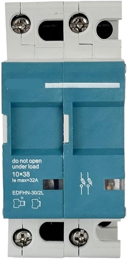 2P DC Fuse Holder with Light, Parallel DC Fuse Holder 10 * 38mm High Voltage Solar PV 1000V 32A Base Photovoltaic System